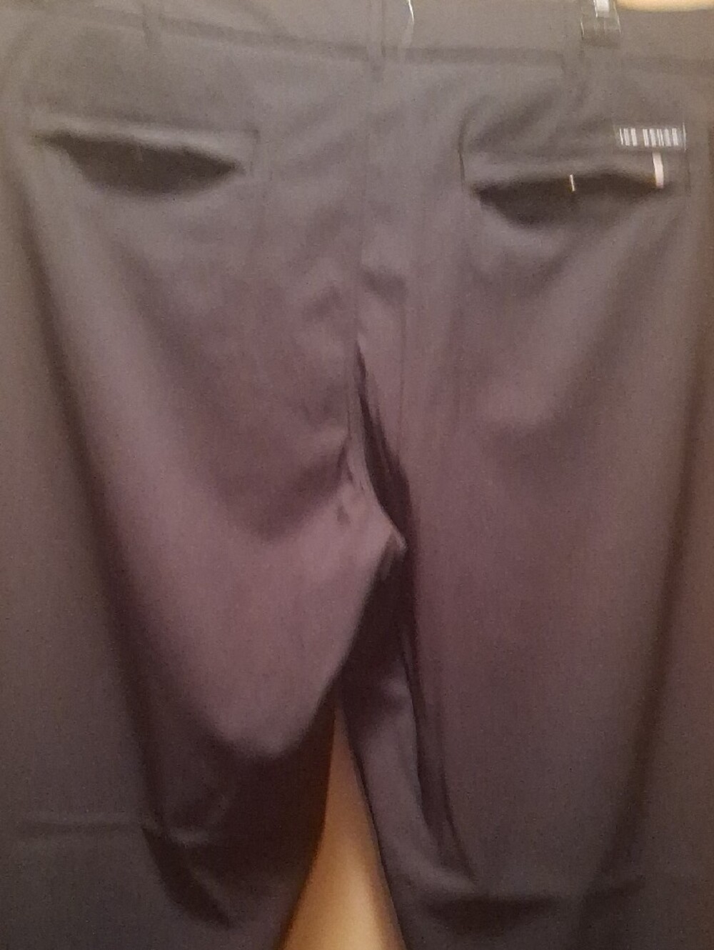 Ike Behar Men's Black Stretch Dress Trousers 36x31 - Picture 3 of 5